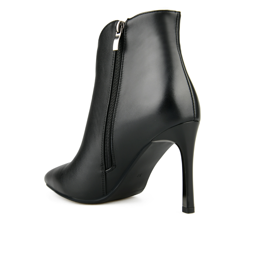 botine damă piele ecologică negru 3