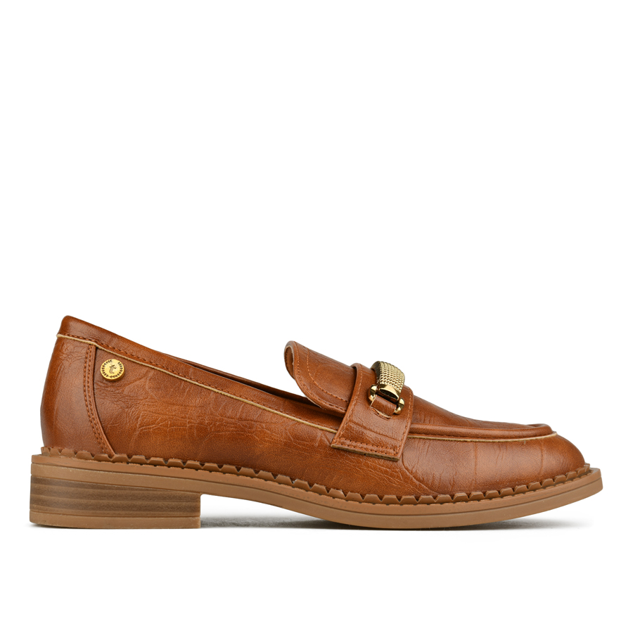 дамски обувки еко кожа кафяви 0