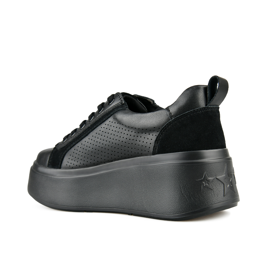 дамски обувки естествена кожа черни 3