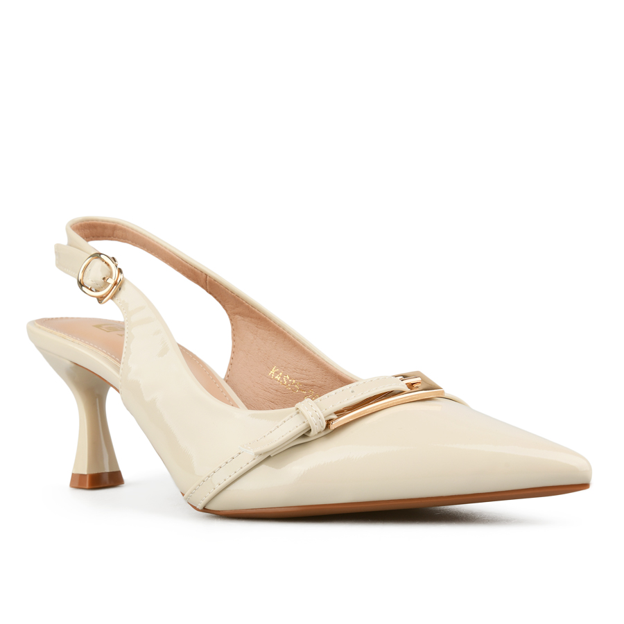 γυναικεία σανδάλια οικολογικό δέρμα μπεζ 1