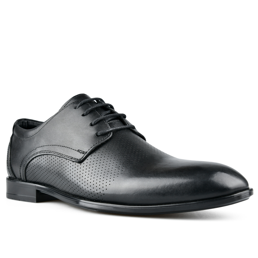 мъжки обувки естествена кожа черни 1