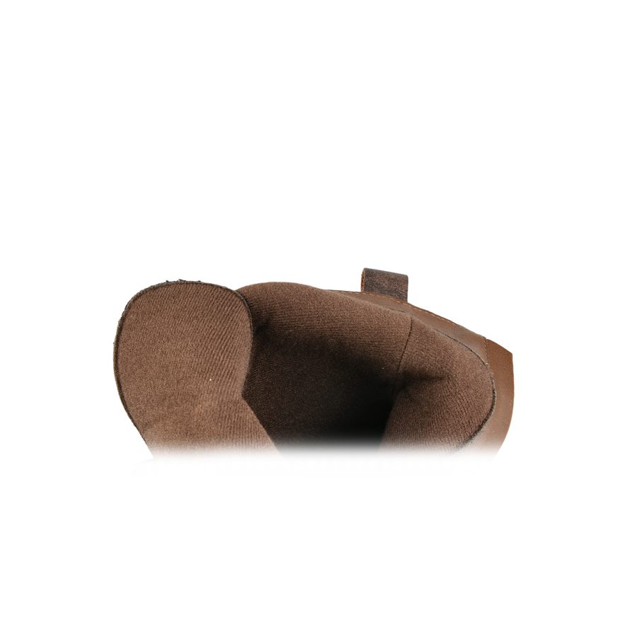 botine damă piele ecologică maro 5