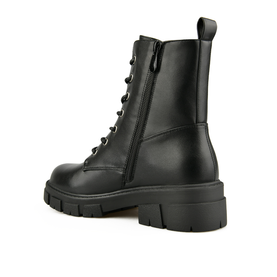 botine damă piele ecologică negru 3