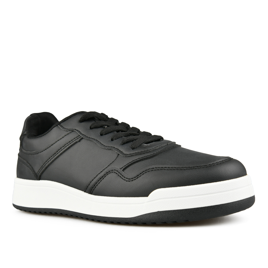 мъжки кецове еко кожа черни 1