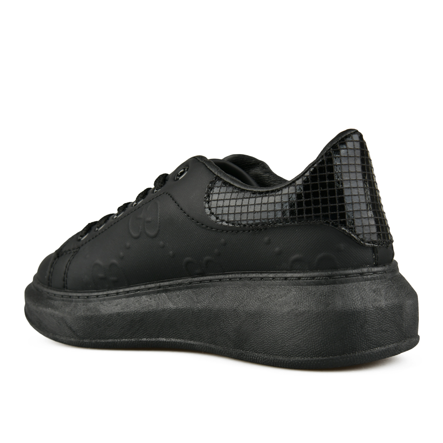 teniși damă piele ecologică negru 3