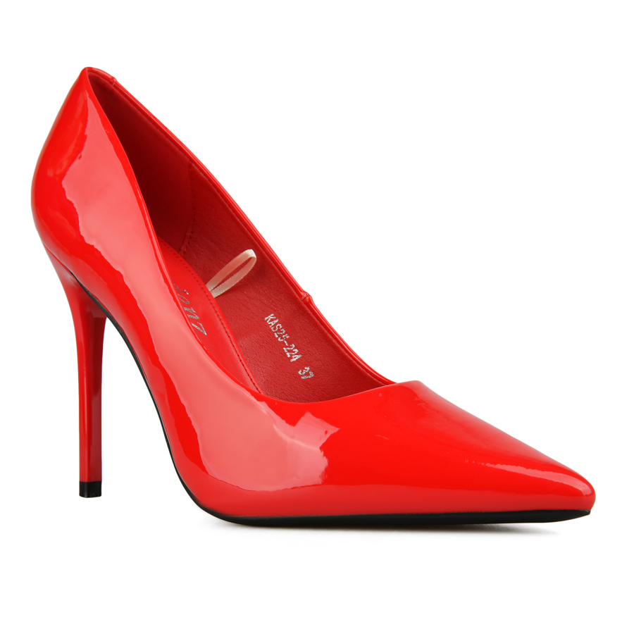 γυναικεία παπούτσια οικολογικό δέρμα κόκκινες 2