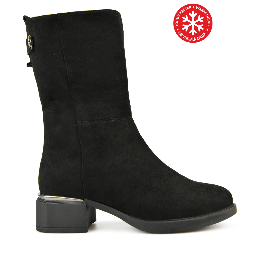 cizme damă textil negru 0