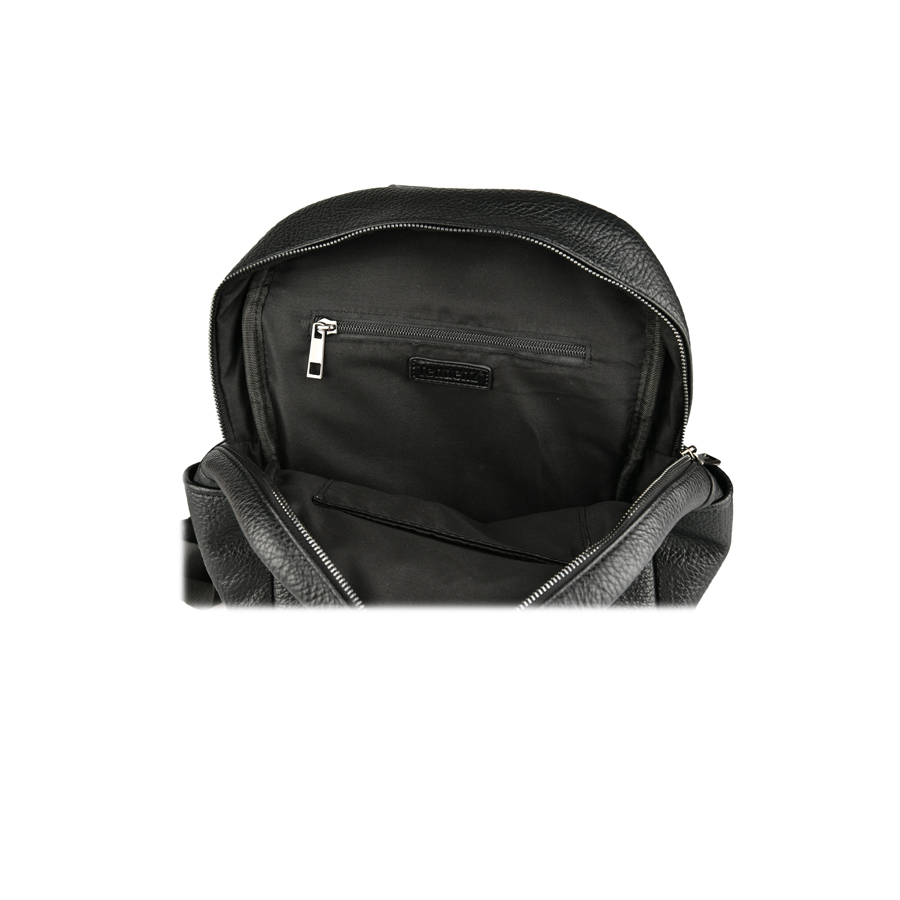 дамска раница еко кожа черна 2