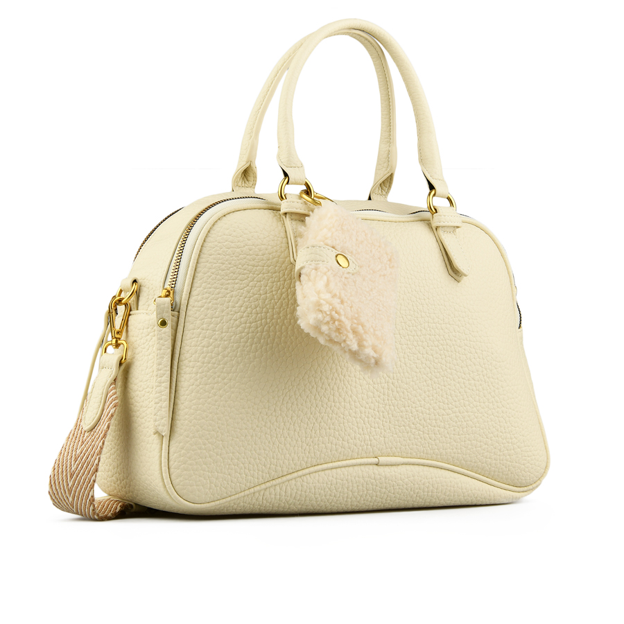 geantă damă piele ecologică bej 0