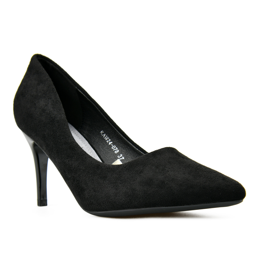 γυναικεία παπούτσια ύφασμα μαύρο 3