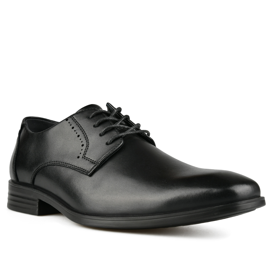 ανδρικά παπούτσια φυσικό δέρμα μαύρο 2