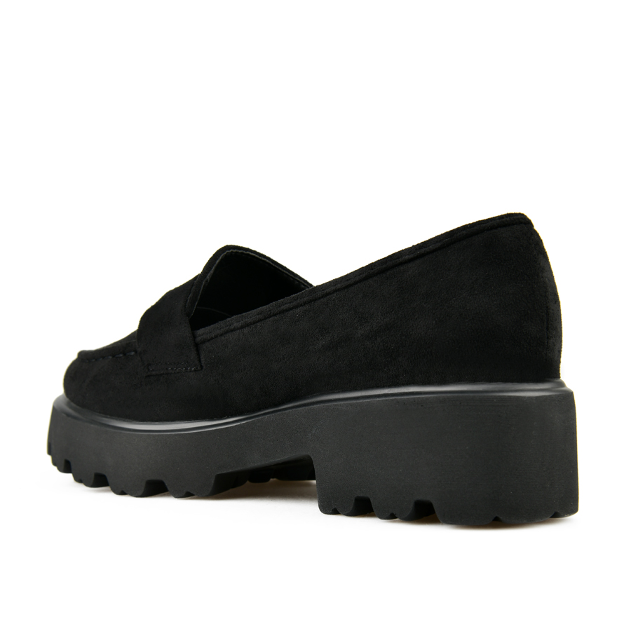 γυναικεία παπούτσια ύφασμα μαύρο 3