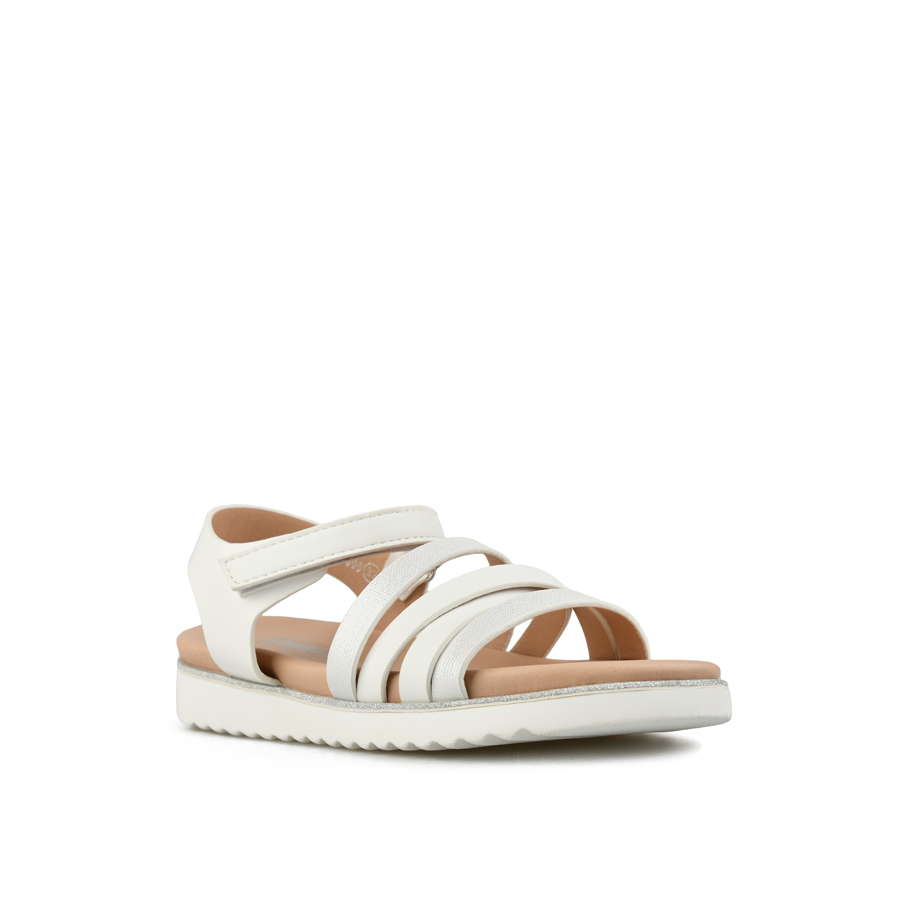 παιδικά σανδάλια οικολογικό δέρμα λευκά 2