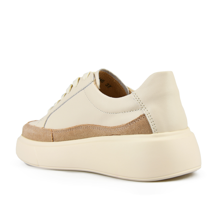 дамски обувки естествена кожа бежови 3