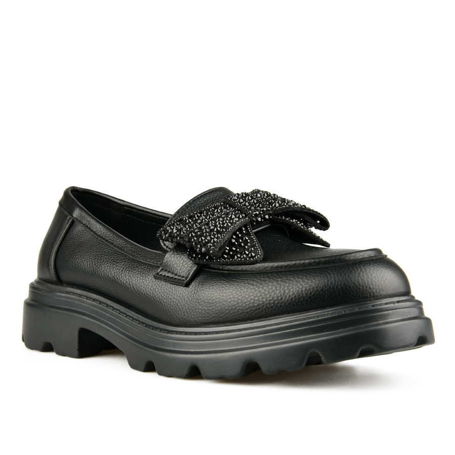 pantofi damă piele ecologică negru 1