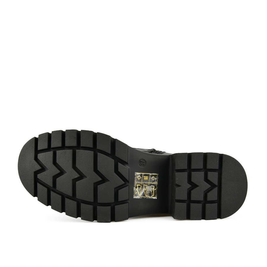 γυναικεία μποτάκια οικολογικό δέρμα μαύρο 4