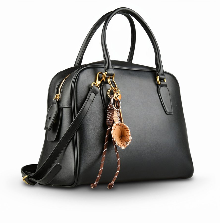 geantă damă piele naturală negru 0