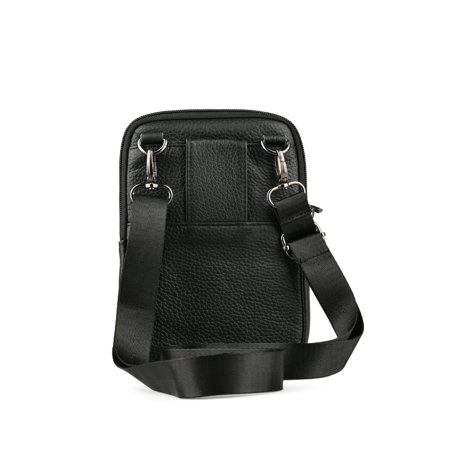 geantă bărbați piele naturală negru 1