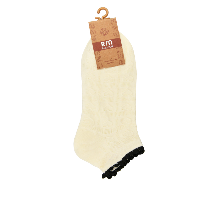 lady's socks textiles beige 0