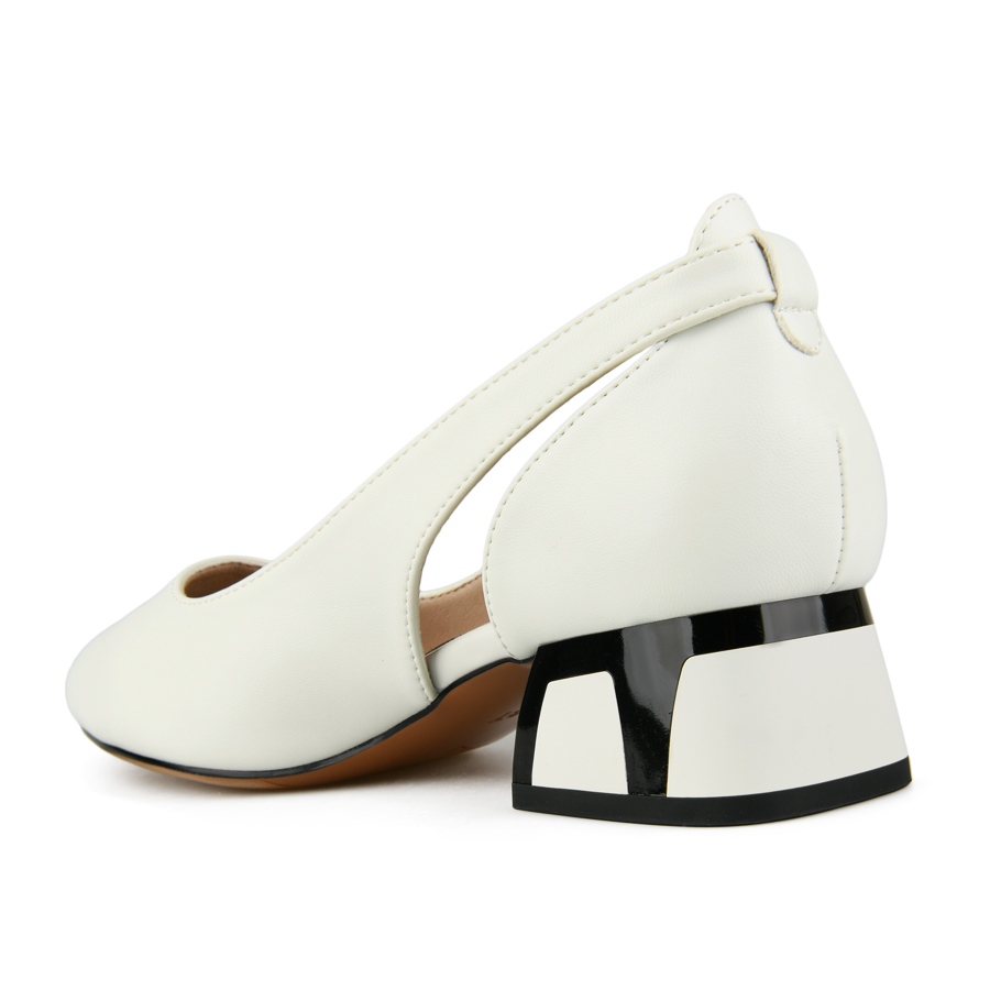 γυναικεία παπούτσια οικολογικό δέρμα λευκά 3