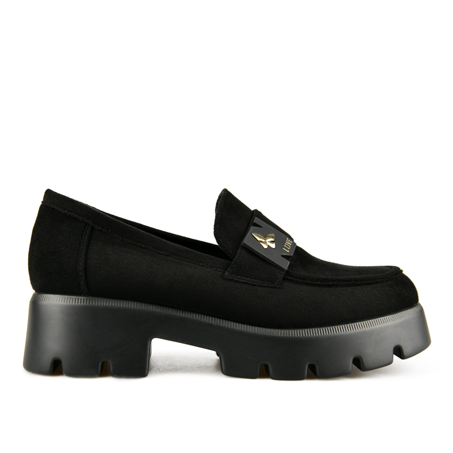 γυναικεία παπούτσια ύφασμα μαύρο 0