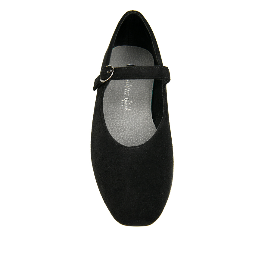 γυναικεία παπούτσια ύφασμα μαύρο 1