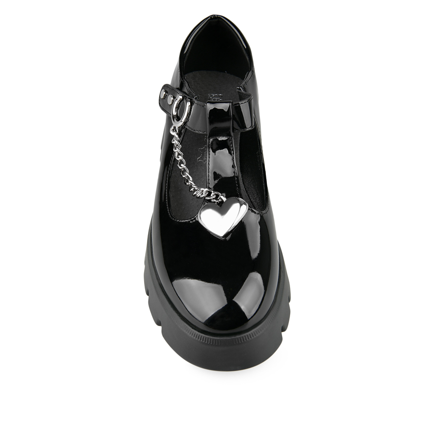 γυναικεία παπούτσια οικολογικό δέρμα μαύρο 1