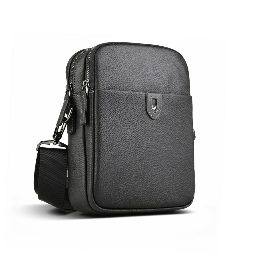 geantă bărbați piele naturală negru 0