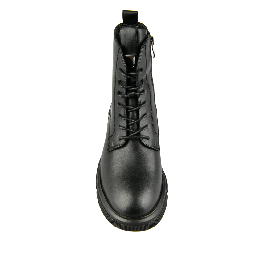 botine damă piele naturală negru 2