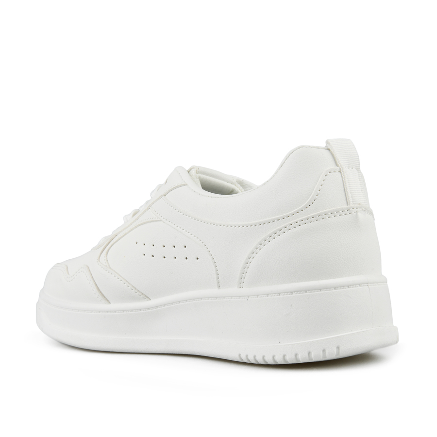 ανδρικά sneakers οικολογικό δέρμα λευκά 3