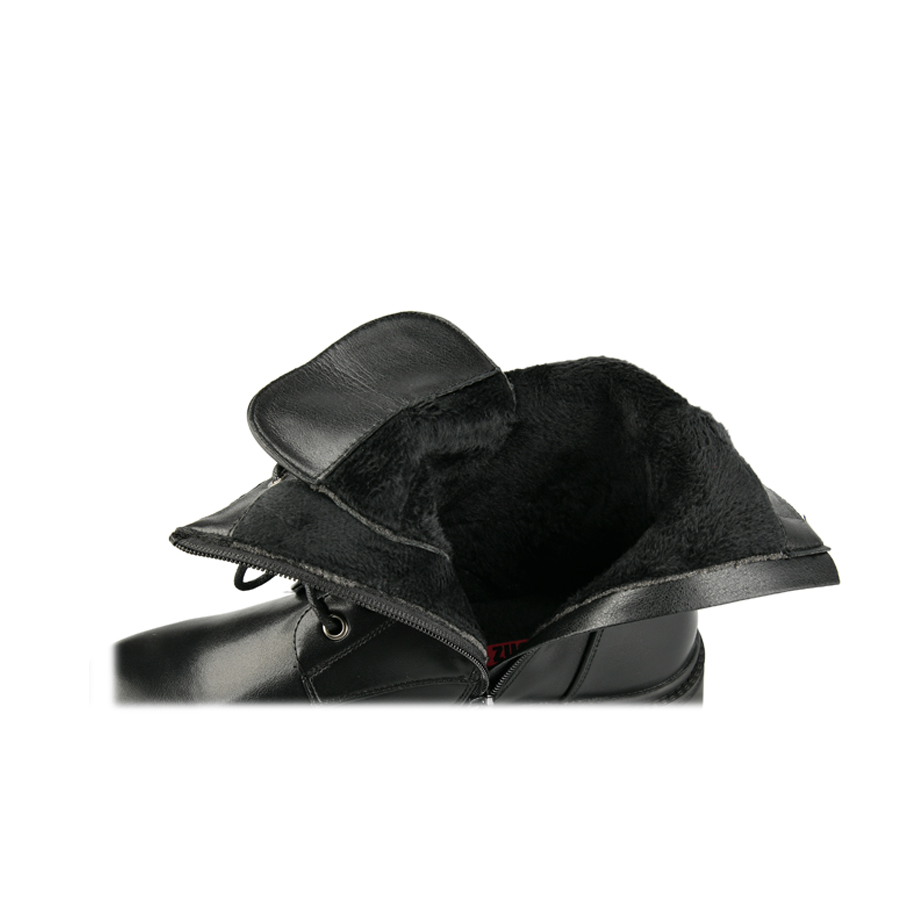 botine damă piele ecologică negru 5