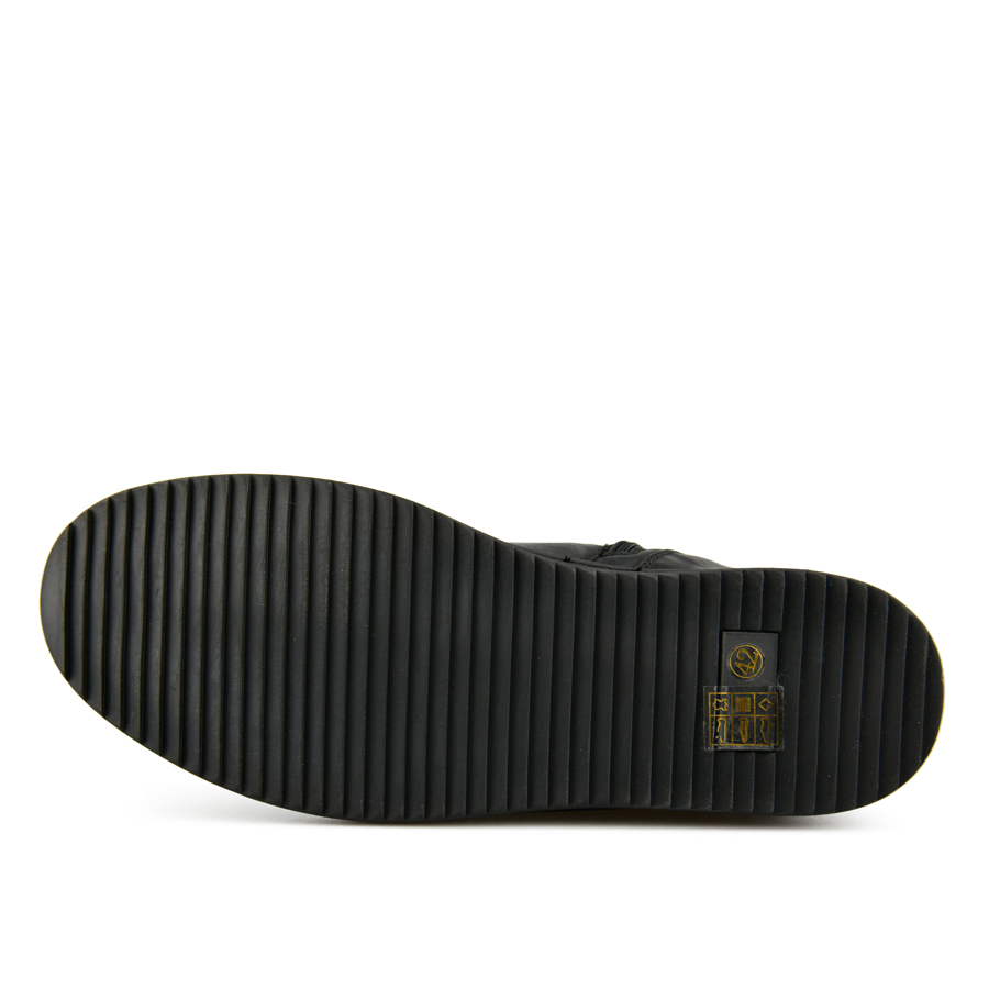 botine bărbați piele naturală negru 4