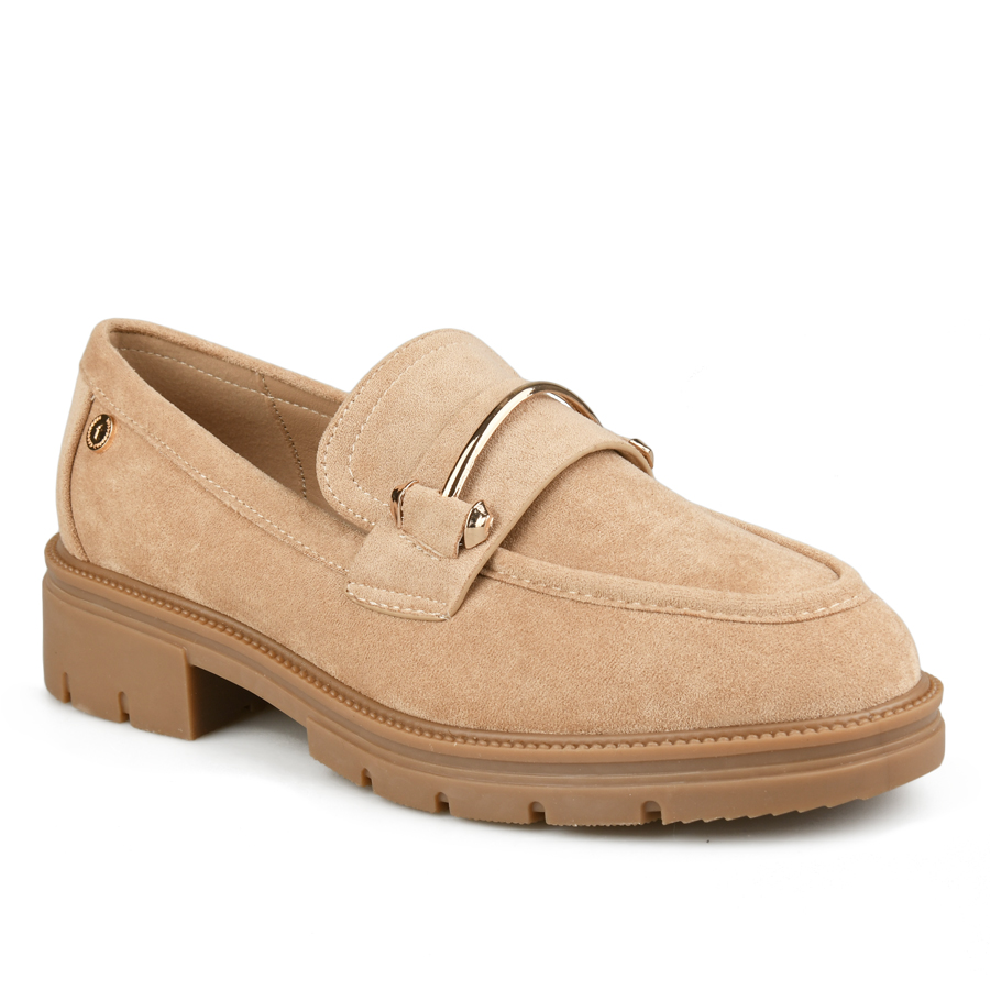 дамски обувки текстил бежови 0