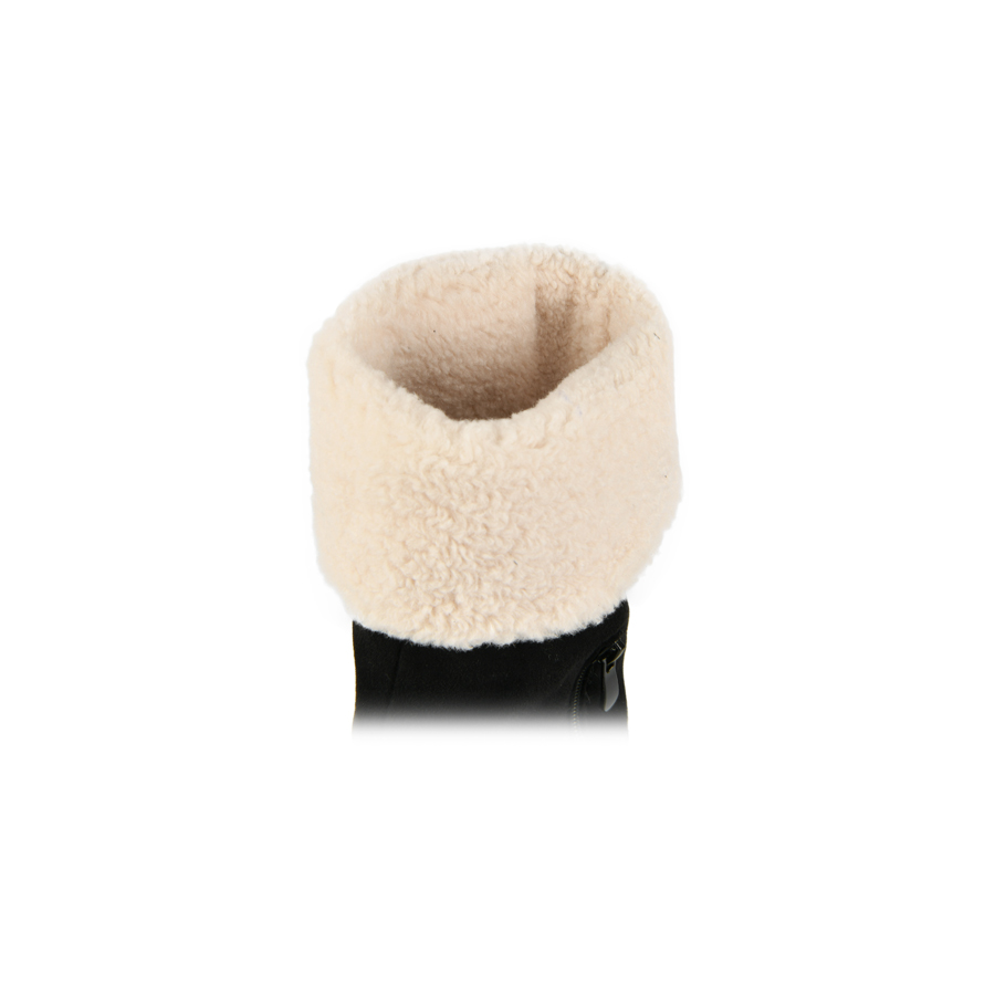 cizme damă textil negru 4