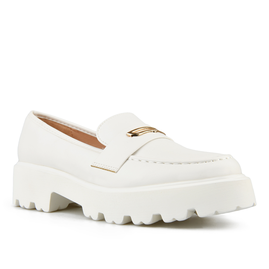 γυναικεία παπούτσια οικολογικό δέρμα λευκά 2