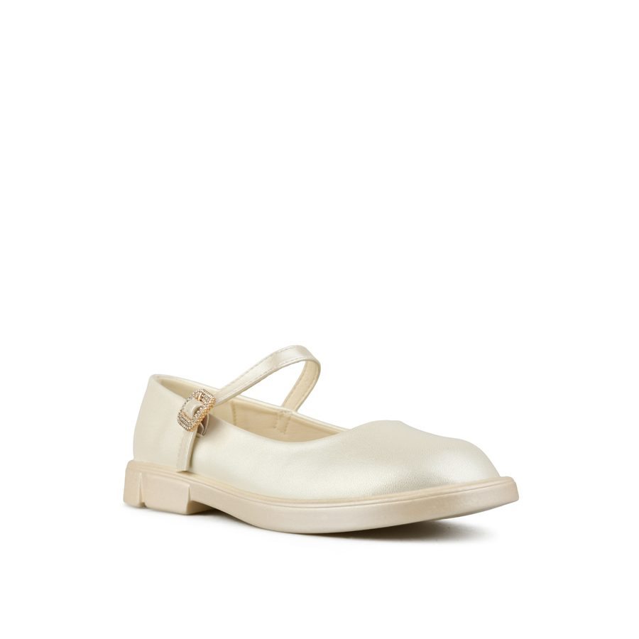 pantofi copii piele ecologică alb 2