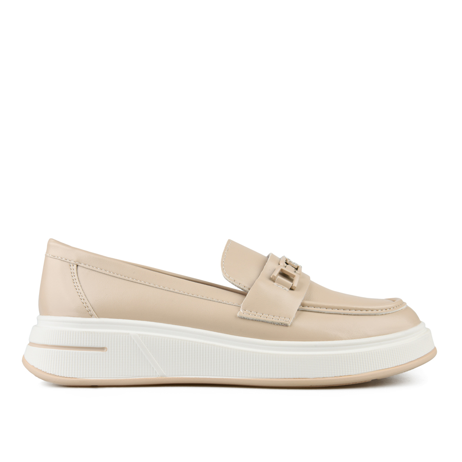 γυναικεία παπούτσια οικολογικό δέρμα ανοιχτό μπεζ 0