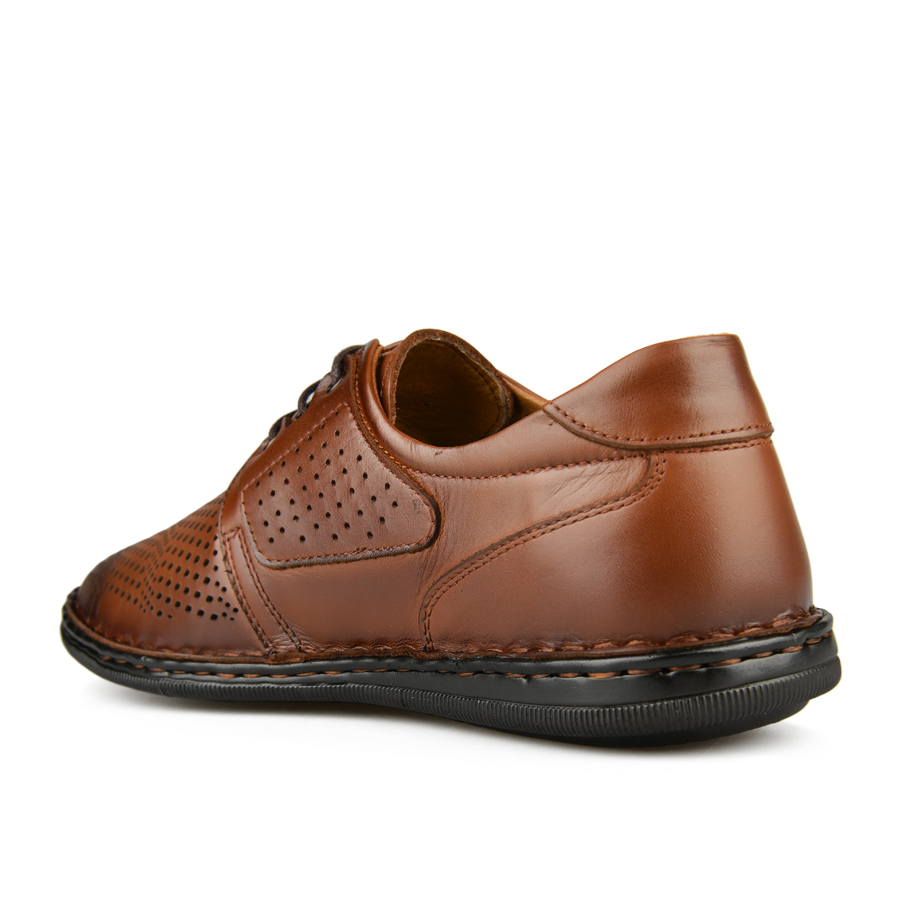 ανδρικά παπούτσια φυσικό δέρμα καφέ 3