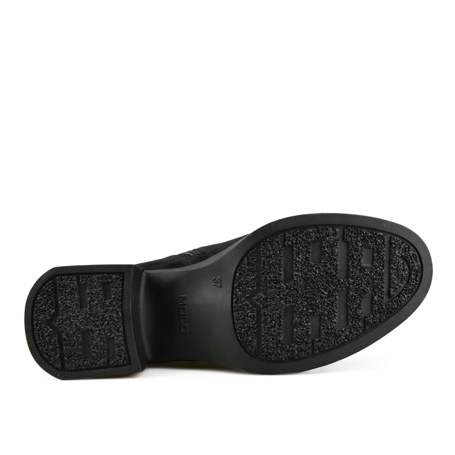 cizme damă textil negru 4
