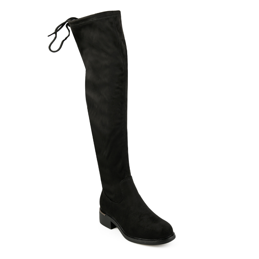 cizme damă textil negru 1