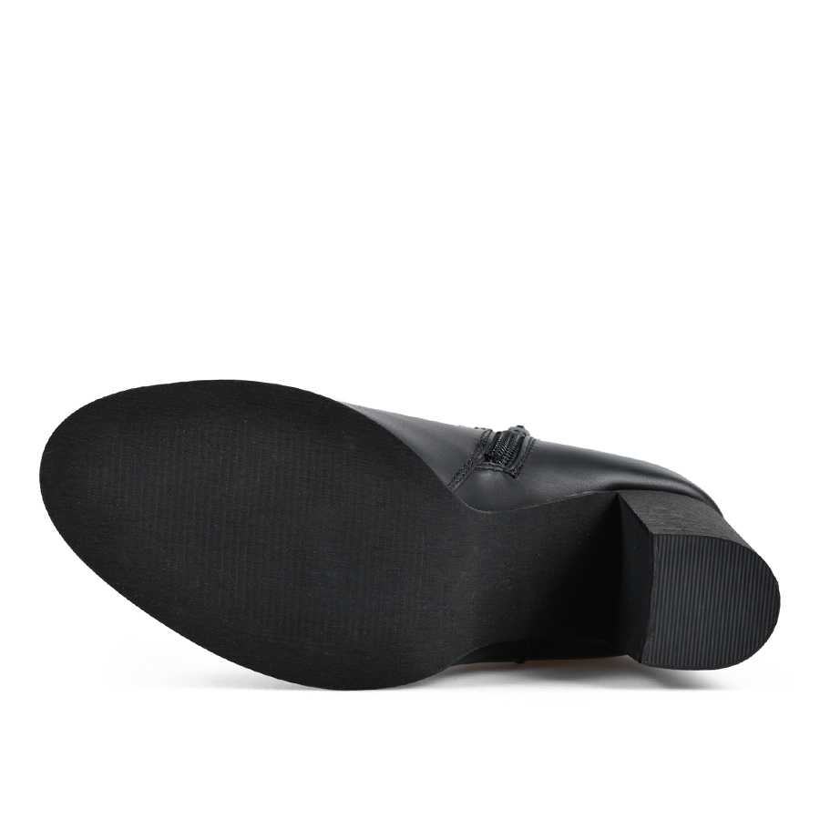 γυναικεία μποτάκια οικολογικό δέρμα μαύρο 5