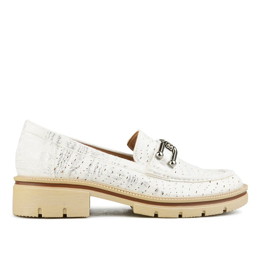 γυναικεία παπούτσια ύφασμα λευκά 0