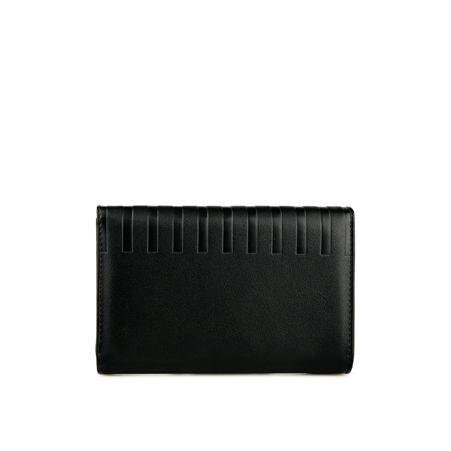 γυναικείο πορτοφόλι οικολογικό δέρμα μαύρο 1