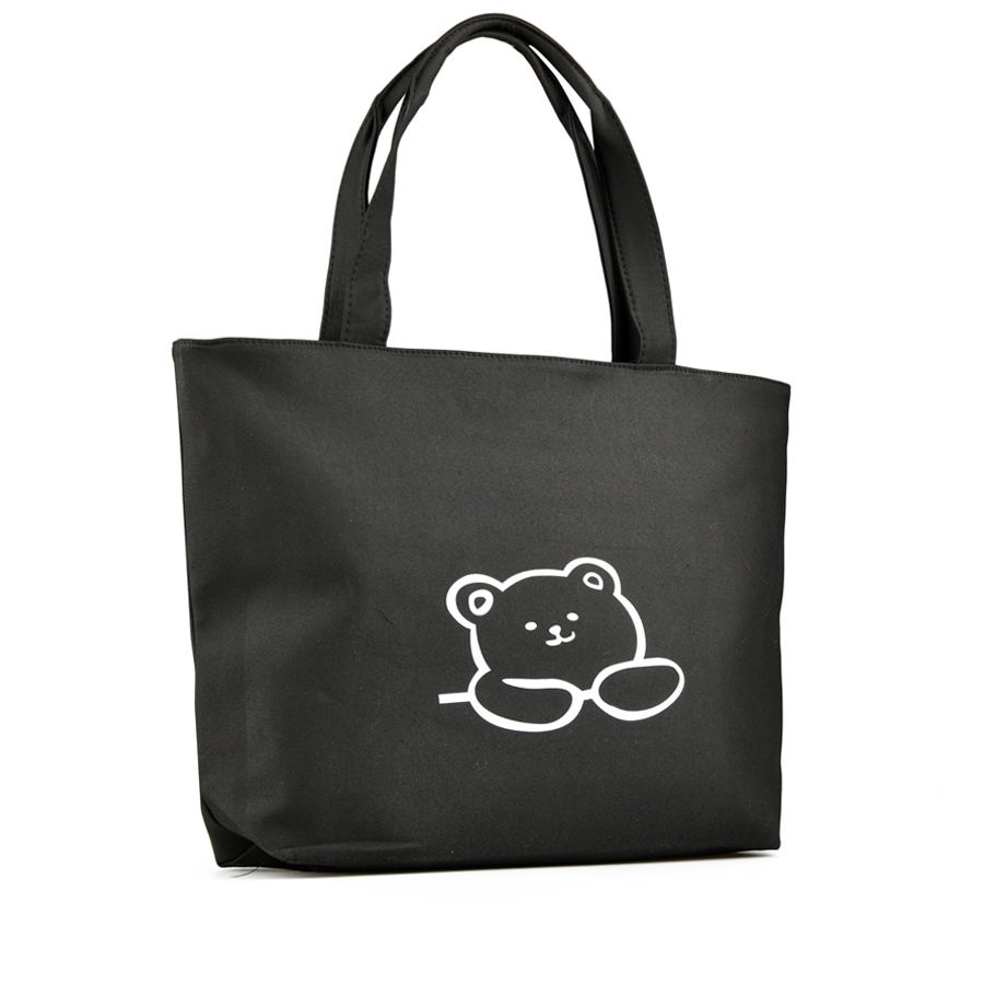 дамска чанта текстил черна 0