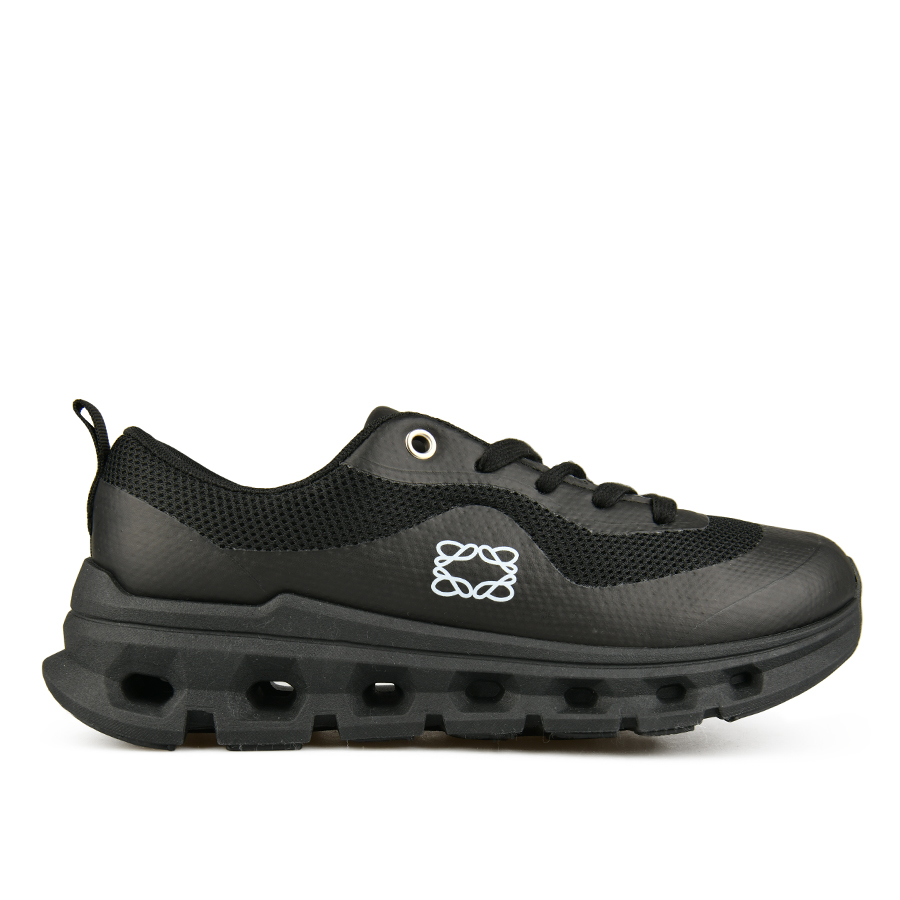 дамски маратонки еко кожа/текстил черни 0