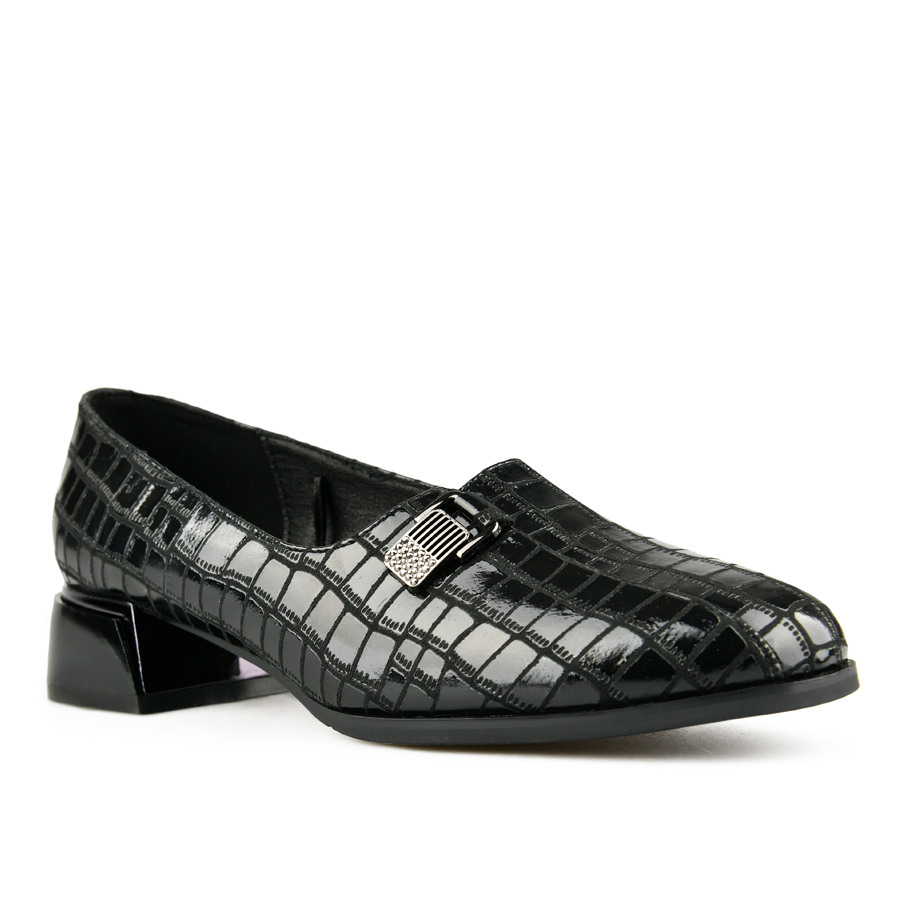 pantofi damă piele ecologică negru 1