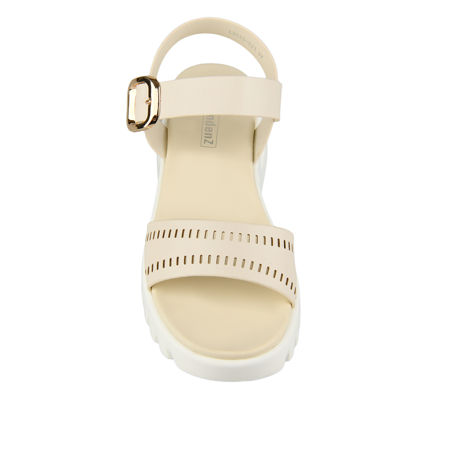 γυναικεία σανδάλια οικολογικό δέρμα ανοιχτό μπεζ 1