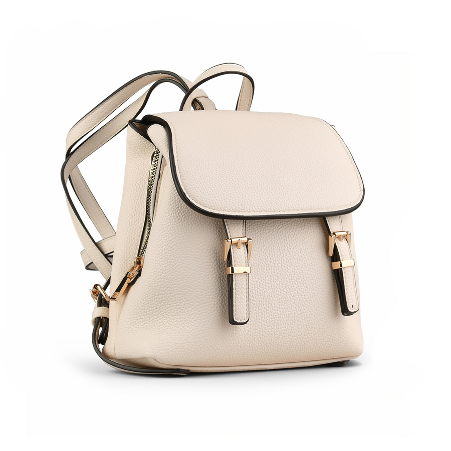 дамска раница еко кожа мръсно бяла 0