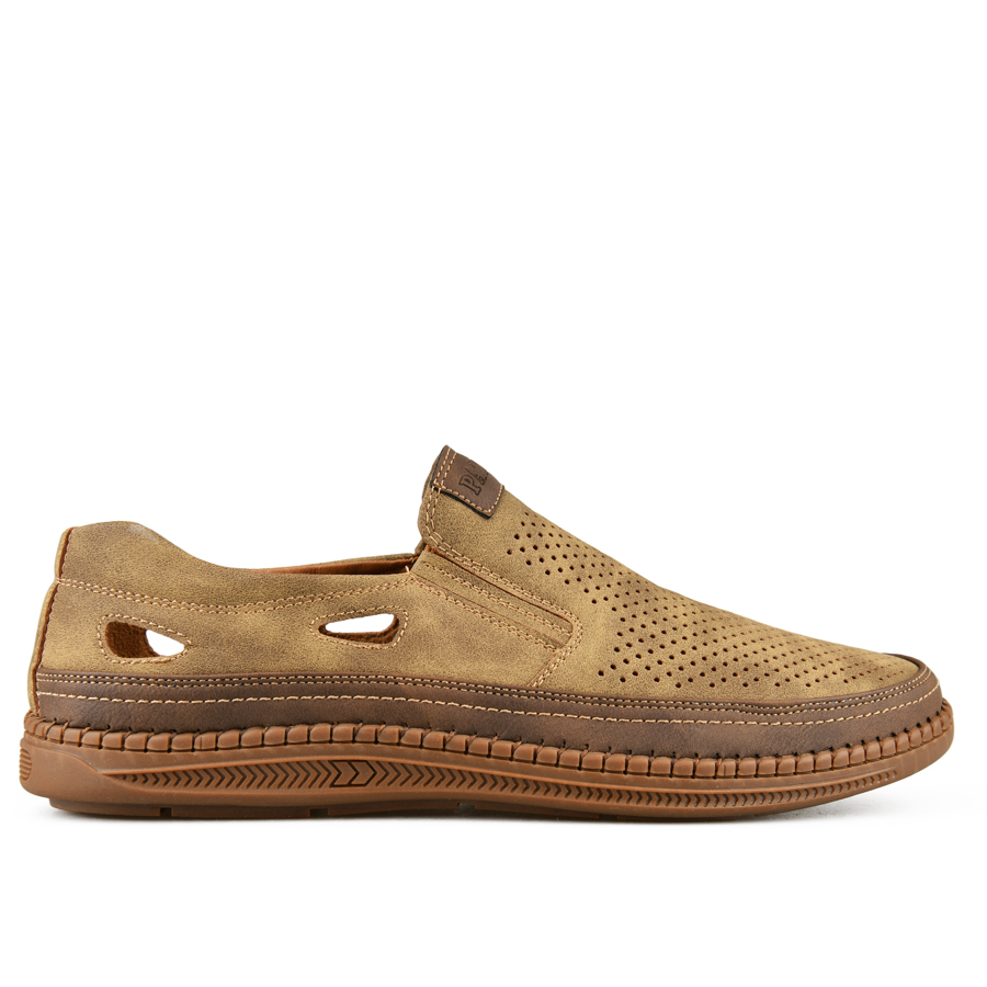 ανδρικά παπούτσια οικολογικό δέρμα καφέ 0