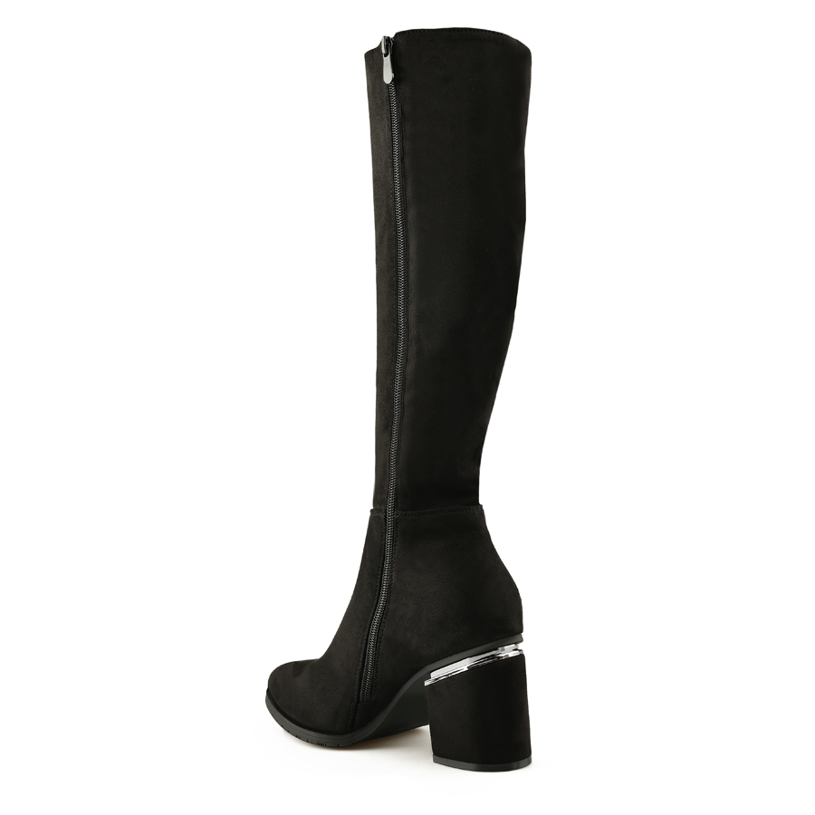 cizme damă textil negru 2